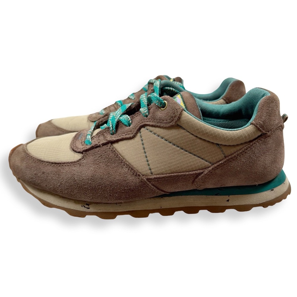 LL Bean Katahdin Brown Teal Suede Insulated Sneakers Womens 8.5 Outdoor Hiking - Picture 4 of 9